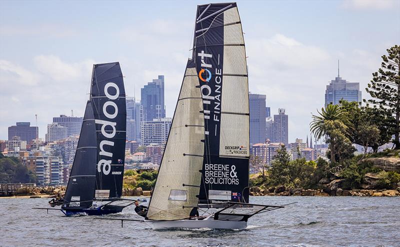 18ft Skiff Australian Championship Races 1 & 2 photo copyright Michael Chittenden taken at Australian 18 Footers League and featuring the 18ft Skiff class