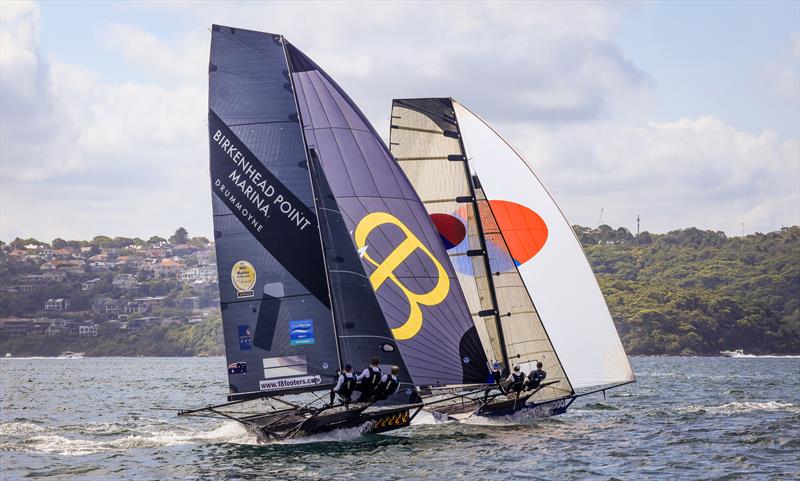 18ft Skiff Australian Championship Races 1 & 2 photo copyright Michael Chittenden taken at Australian 18 Footers League and featuring the 18ft Skiff class