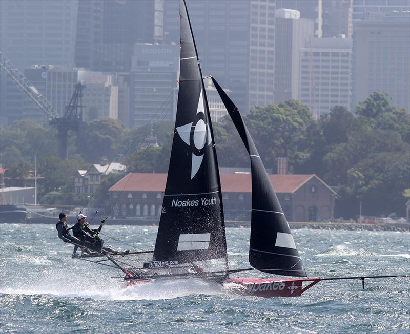 18ft Skiff Club Championship: Race 14 photo copyright Frank Quealey taken at Australian 18 Footers League and featuring the 18ft Skiff class