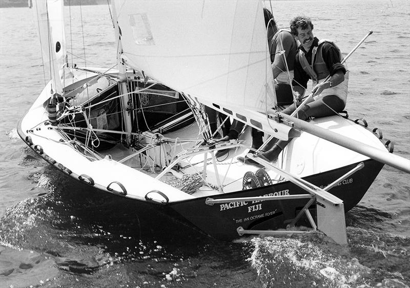 Before 18s had wings photo copyright Bob Ross taken at Australian 18 Footers League and featuring the 18ft Skiff class