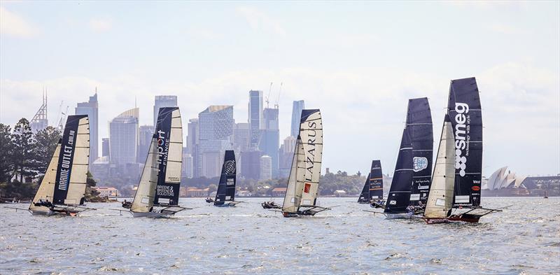 Winning Group 73rd JJ Giltinan 18ft Skiff Championship photo copyright Michael Chittenden taken at Australian 18 Footers League and featuring the 18ft Skiff class