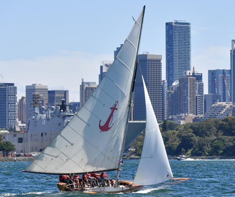 2023 Historical 18 Footer Australian Championship photo copyright Christophe Favreau taken at Sydney Flying Squadron and featuring the 18ft Skiff class