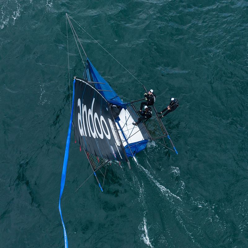 Blue ribbon for the champion - Winning Group 73rd JJ Giltinan 18ft Skiff Championship - photo © Michael Chittenden