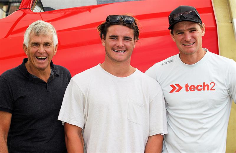 Trevor, Zac and Trent Barnabas in 2019-20 photo copyright Frank Quealey taken at Australian 18 Footers League and featuring the 18ft Skiff class
