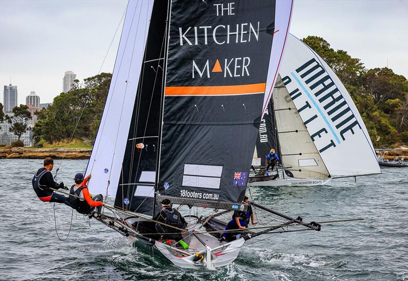 The Kitchen Maker and Marine Outlet approach the wing mark off Clark Island - The Sponsors Race - photo © SailMedia