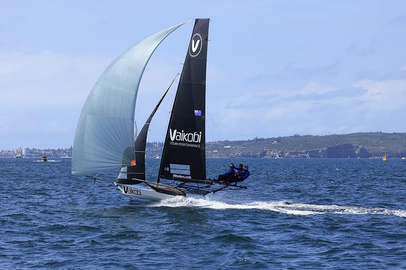 Consistency has been a key factor in the success of Vaikobi this season photo copyright SailMedia taken at Australian 18 Footers League and featuring the 18ft Skiff class