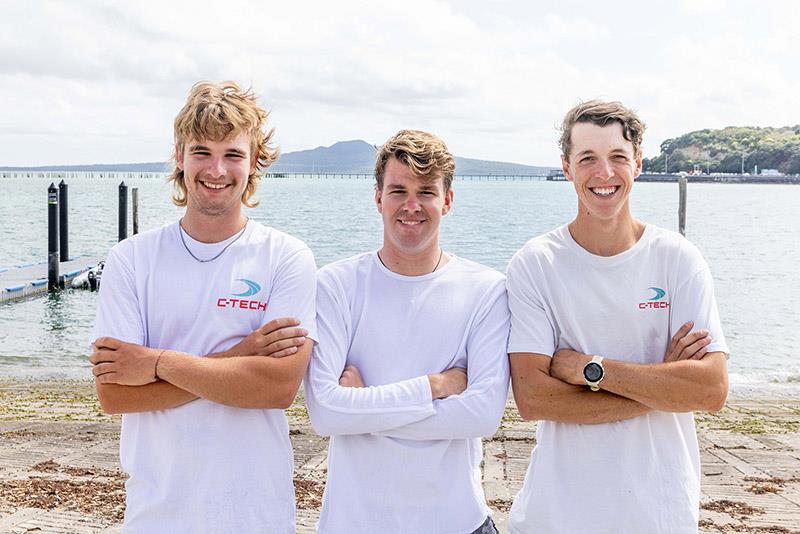 ASCC2 crew left to right, Sam Richardson, Craig Keenan, Gavin Ninnes - photo © Suellen Hurling, Live Sail Die