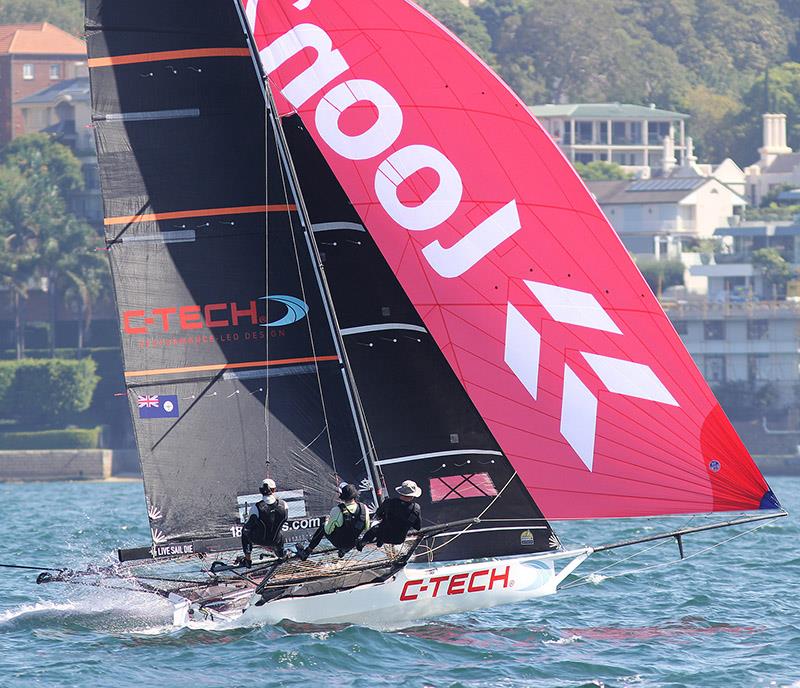 Queensland's C-Tech - 18ft Skiff Australian Championship photo copyright Frank Quealey taken at Australian 18 Footers League and featuring the 18ft Skiff class