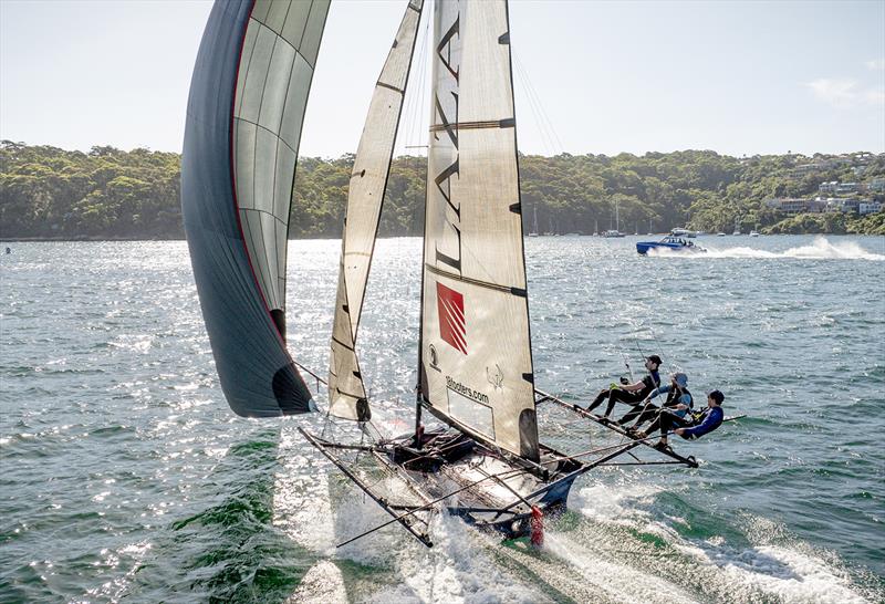 18ft Skiff 2024 JJ Giltinan Championship Races 3 & 4: Lazarus continues to show good form in the championship - photo © SailMedia