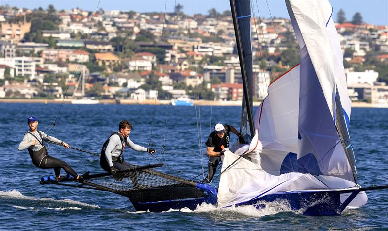 18ft Skiff 2024 JJ Giltinan Championship Races 3 & 4: Rare problem for Andoo, the defending champion - photo © SailMedia