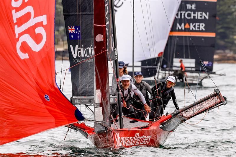 Crew of Shaw and Partners Financial Services during the 18ft Skiff Queen of the Harbour 2024 - photo © SailMedia