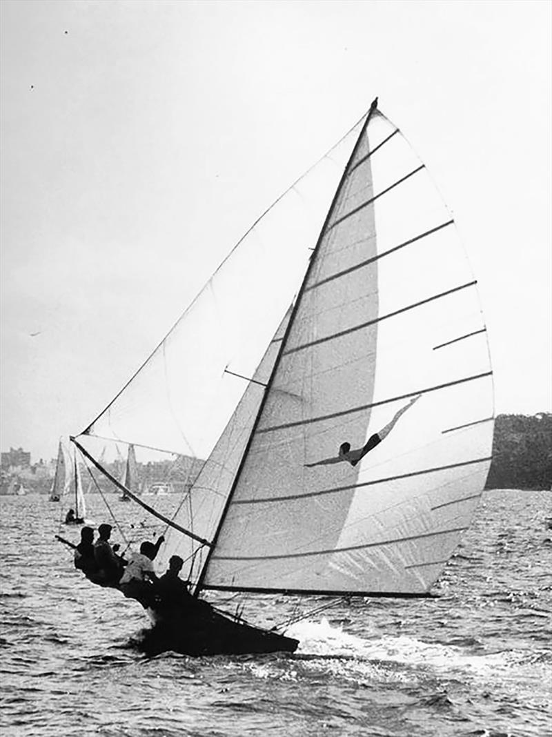 Jantzen Girl on Sydney Harbour photo copyright Archive taken at Australian 18 Footers League and featuring the 18ft Skiff class