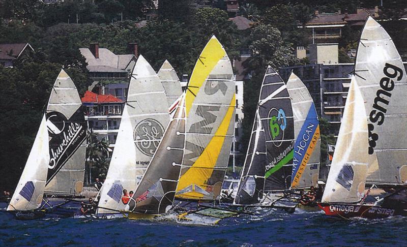 Shortly after the start - JJ Giltinan World 18 Footer Championship - photo © Bob Ross