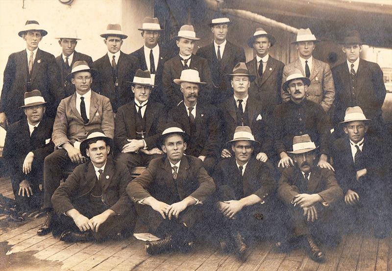 NSW team to the 1921-22 Australian Championship in Perth WA  - photo © Archive