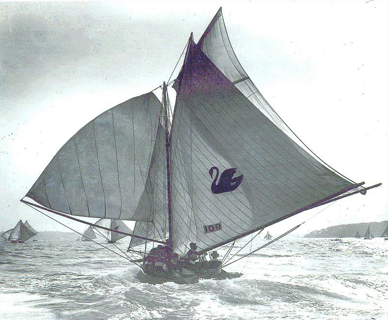 Westana (WA) 1912 Ausrralian champion photo copyright ANMM Hall collection taken at Australian 18 Footers League and featuring the 18ft Skiff class