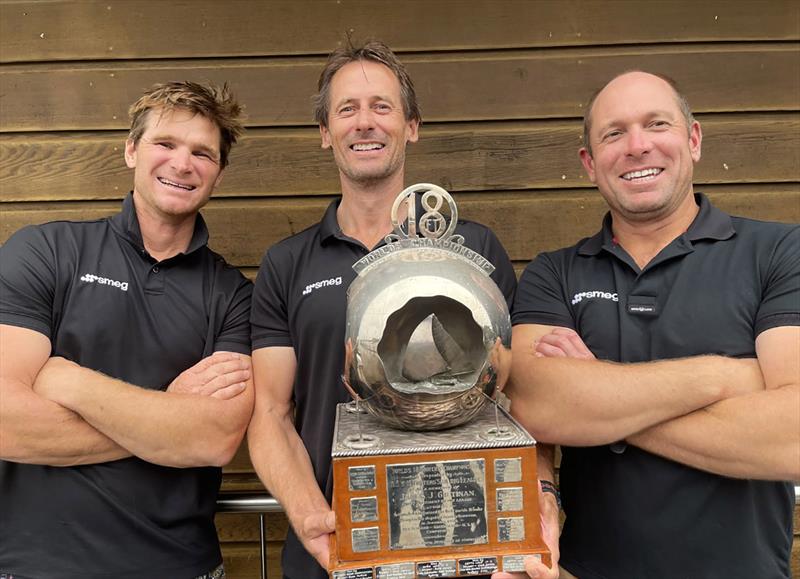 JJ Giltinan champions with the trophy in 2021 - photo © Jessica Crisp