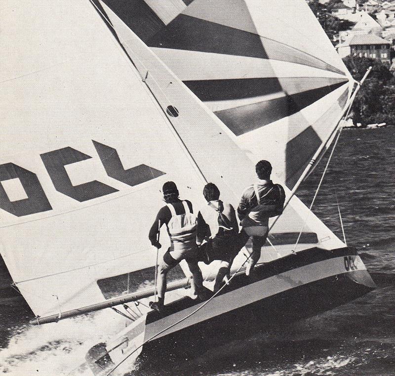 OCL, with Michael Spies in the crew for a pre Plymouth open worlds promotion in 1978 - photo © Archive