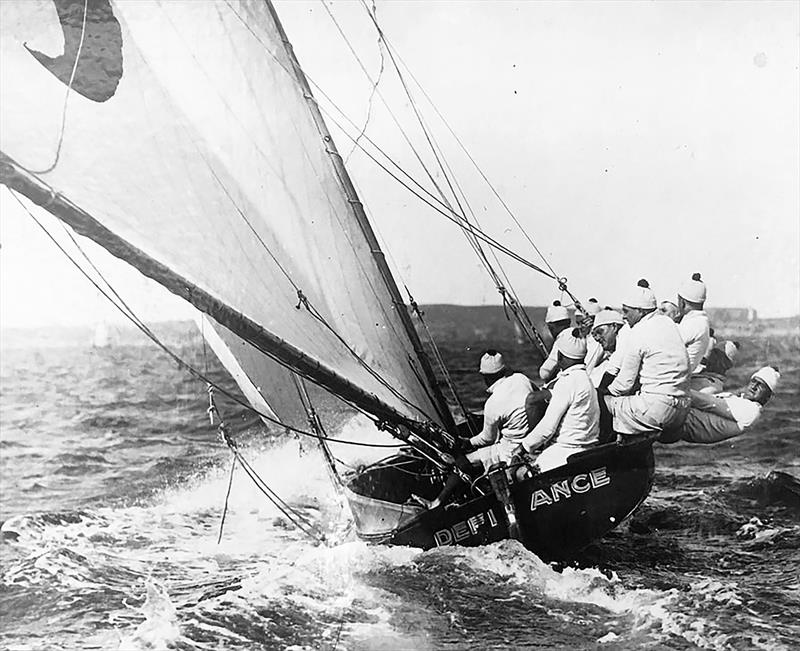 Chook Fraser, skippered Defiance in the 1930s - photo © SFS collection