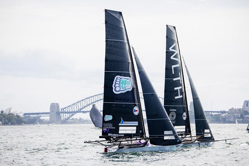 Big Foot Bags and Covers and WLTH racing alongside each other at the Giltinan Championship - photo © Suellen Hurling / Live Sail Die