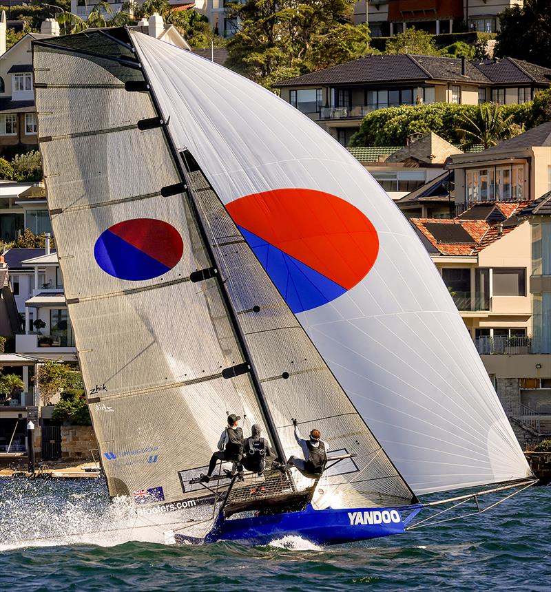 Yandoo, 2024 and Giltinan world champion photo copyright SailMedia taken at Australian 18 Footers League and featuring the 18ft Skiff class