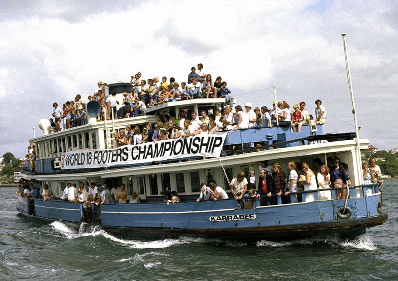 Spectator ferry at the 1979 world championship - photo © Archive
