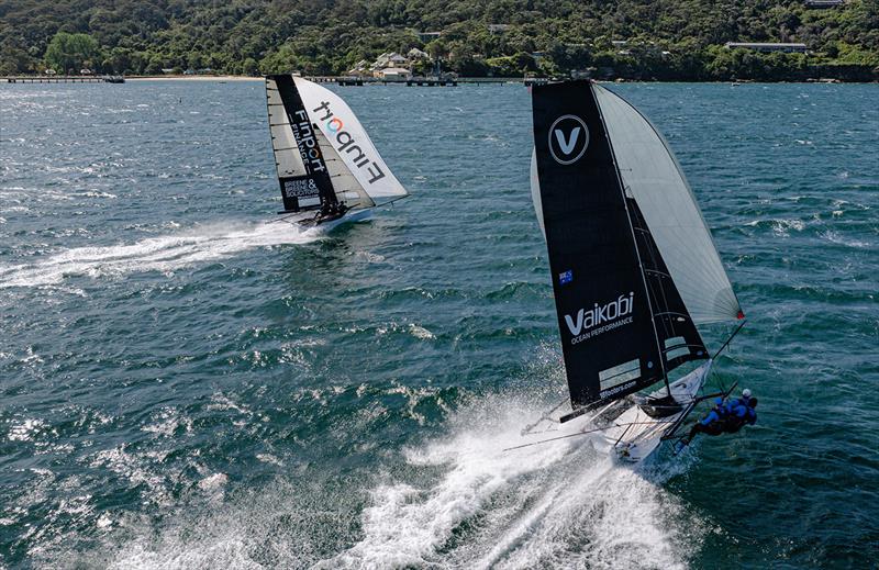 Spinnaker action on a southerly Run - photo © SailMedia