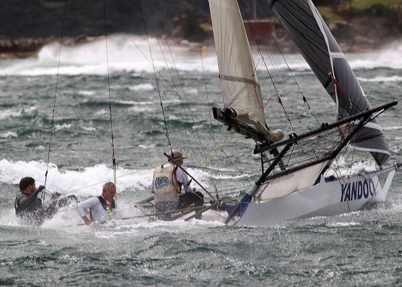 50-knots, during the 2020-21 season photo copyright Frank Quealey taken at Australian 18 Footers League and featuring the 18ft Skiff class