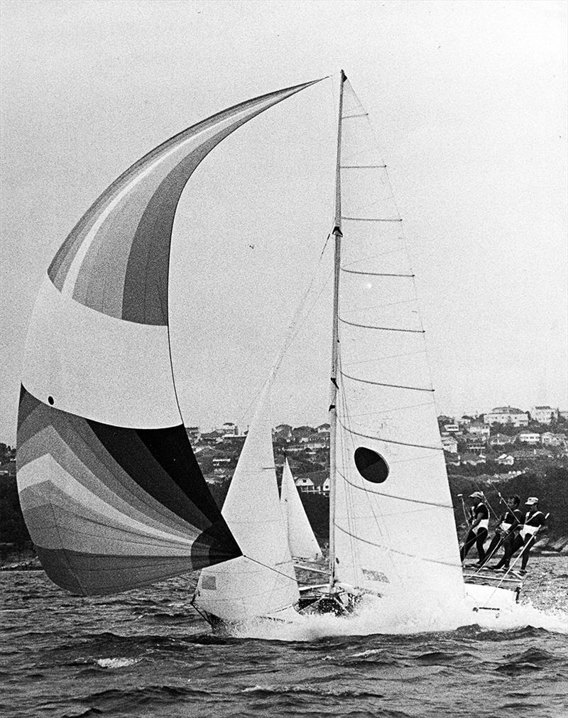 Woody's first Yandoo 18, runner up in the 1981 worlds photo copyright Archive taken at Australian 18 Footers League and featuring the 18ft Skiff class