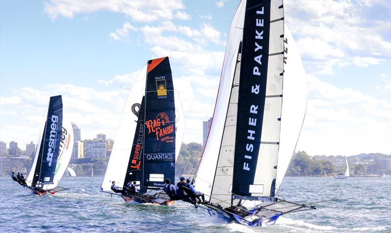 The challengers battle behind the race leader - SIXT Spring Championship Race 6 - photo © SailMedia