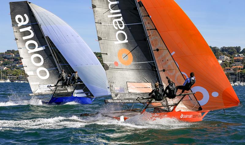Balmain racing alongside Giltinan champion Andoo - photo © SailMedia
