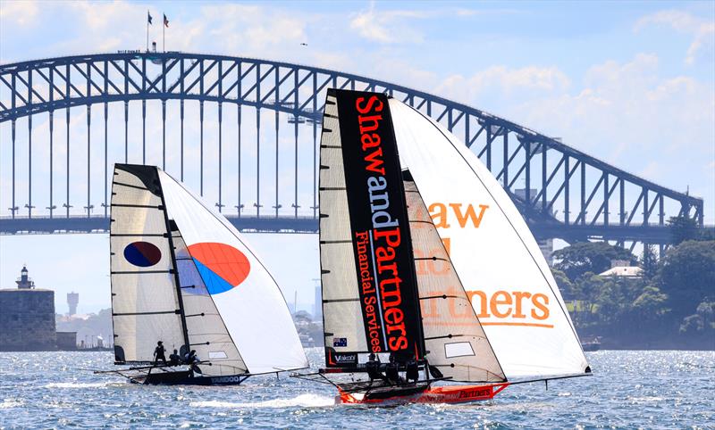 18ft Skiff NSW Championship - Yandoo and Shaw and Partners - two of the big guns for the major championship in March - photo © SailMedia