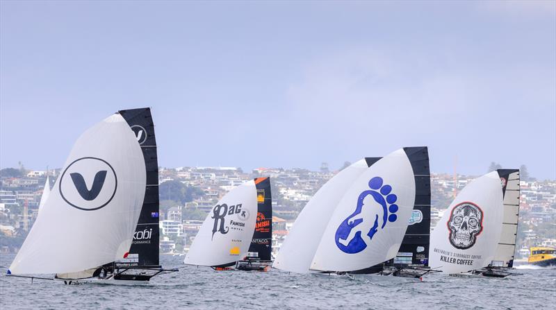 JJ Giltinan 18ft Skiff World Championship 2026 Invitation Race - Spectacular spinnakers - photo © SailMedia