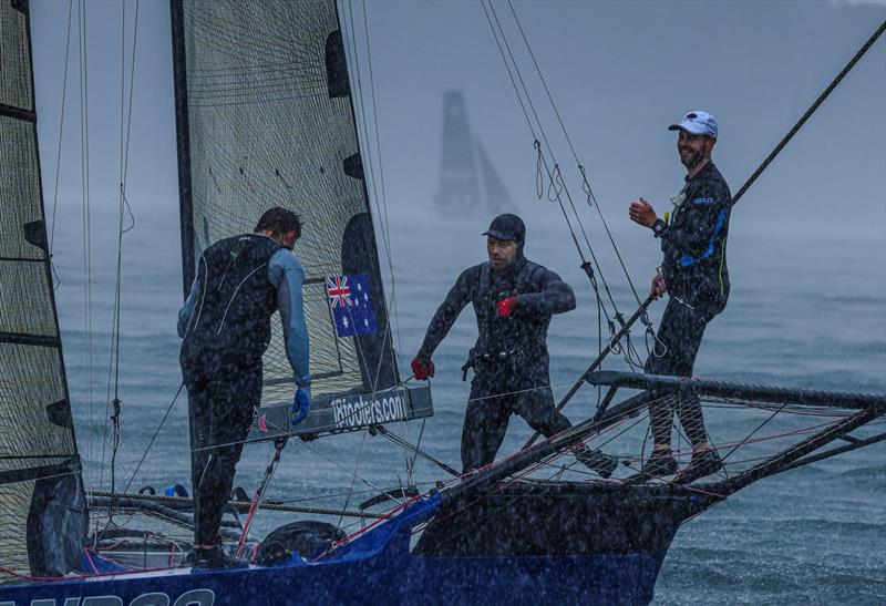 JJ Giltinan 18ft Skiff World Championship 2026 Race 2 - A Winning smile - photo © SailMedia