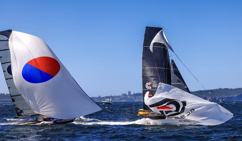 JJ Giltinan 18ft Skiff World Championship 2026 Race 4 & 5 - Unfortunate finish for GC Sails in Race 4 - photo © SailMedia