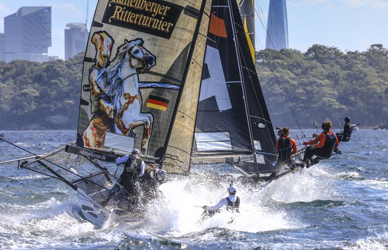 JJ Giltinan 18ft Skiff World Championship 2026 - Black Knight and Sixt - photo © SailMedia