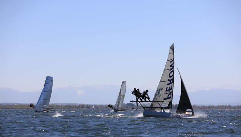 Christian Fries 18ft Skiff Grand Prix at Lake Ammersee, Germany photo copyright Diessner-Segel-Club / Jagoo Pravesh taken at Diessner-Segel-Club and featuring the 18ft Skiff class