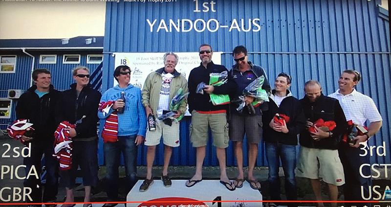 2011 Sonderborg Presentation photo copyright Australian 18 Footers League taken at Australian 18 Footers League and featuring the 18ft Skiff class