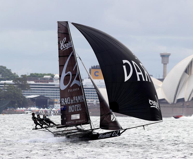 Jack Macartney's Rag and Famish Hotel and the Sydney Opera House - photo © Frank Quealey