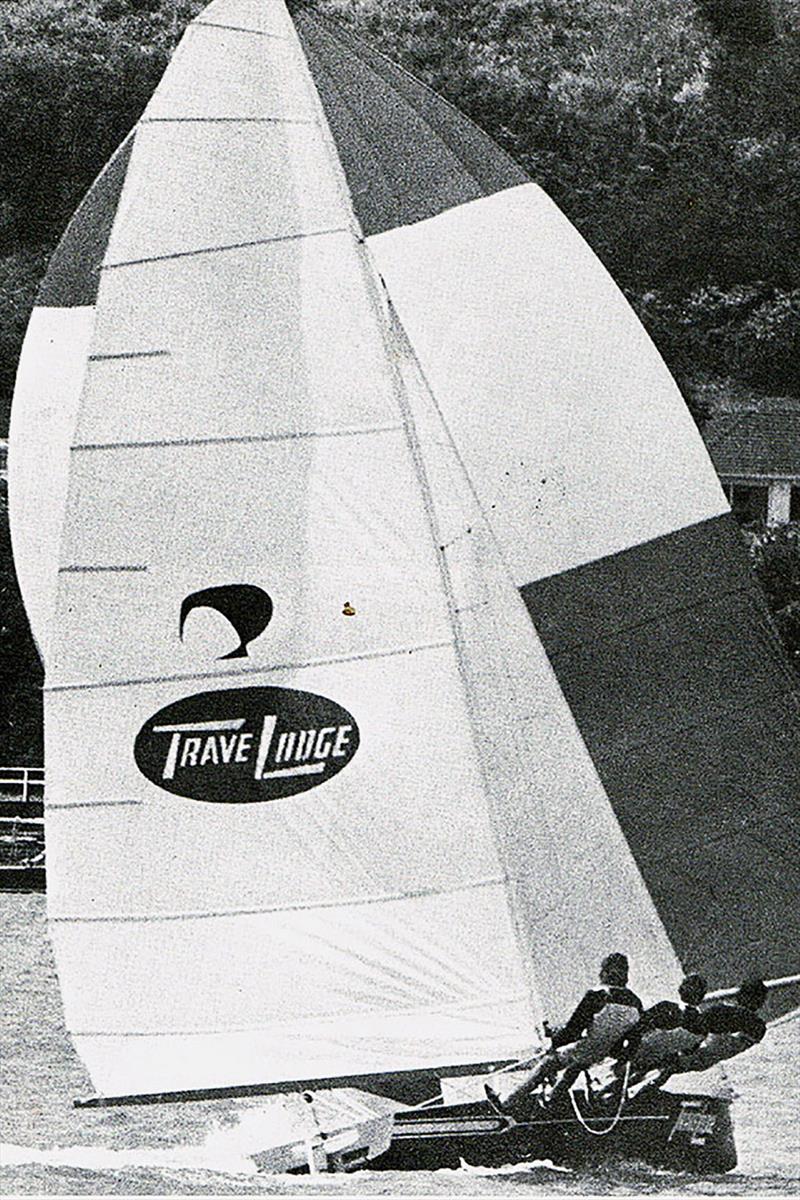 Travelodge New Zealand, 1974 world champion photo copyright Archive taken at Australian 18 Footers League and featuring the 18ft Skiff class