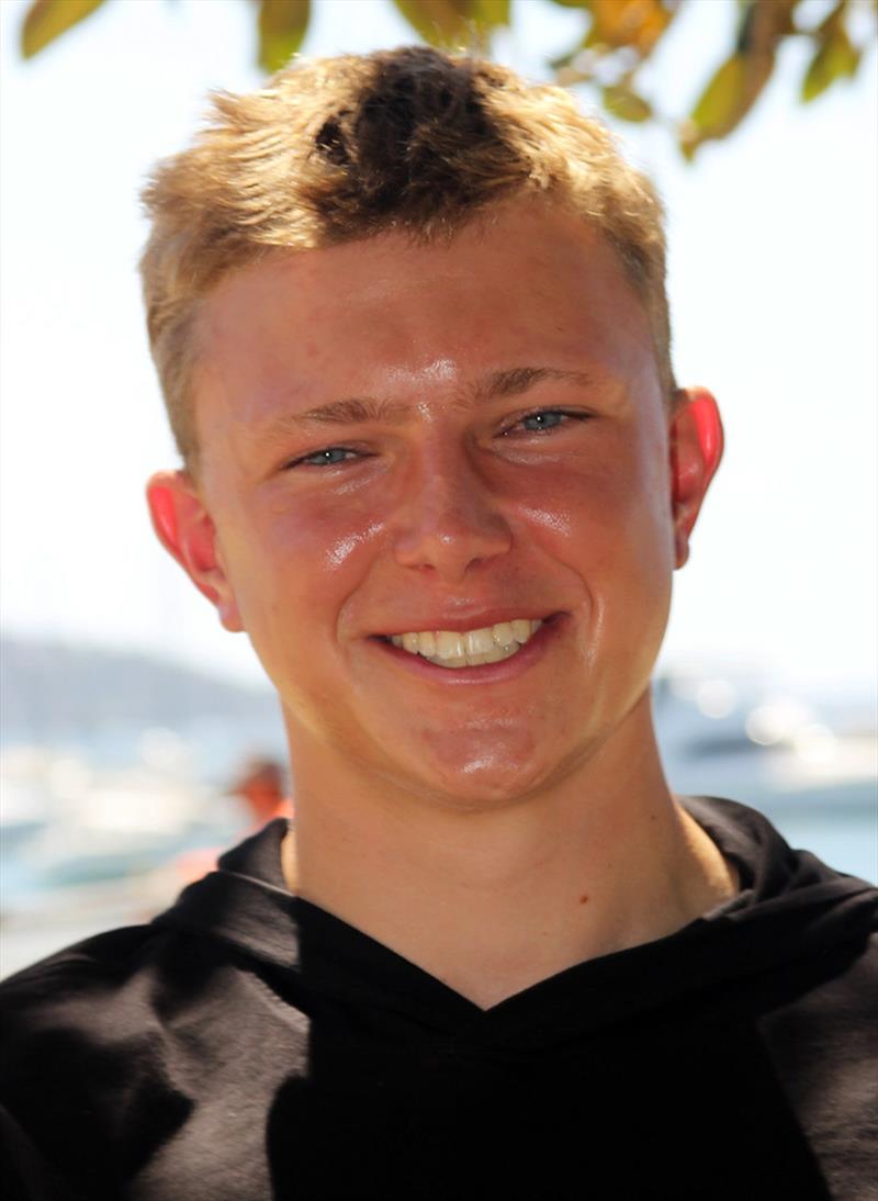 Jacob Marks, skipper of Sixt - photo © Frank Quealey