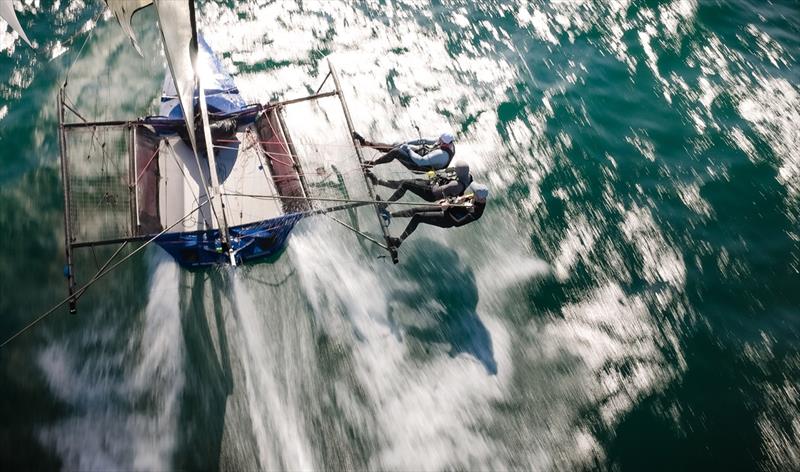 Yandoo shows her winning speed - photo © SailMedia