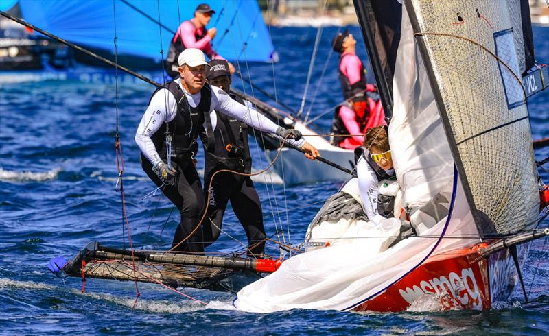 Concentration by Smeg's crew as they approach the bottom mark - photo © SailMedia