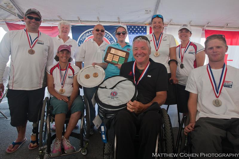 SKUD 18 class prize winners at the Clagett Regatta photo copyright Matthew Cohen / Clagett Regatta taken at Sail Newport and featuring the SKUD 18 class