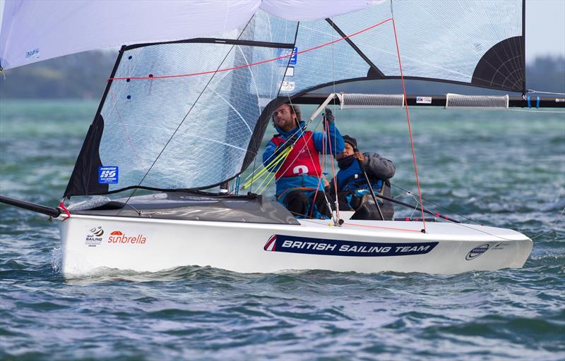 Alexandra Rickham & Niki Birrell on day 5 at ISAF Sailing World Cup Miami - photo © Ocean Images / British Sailing Team