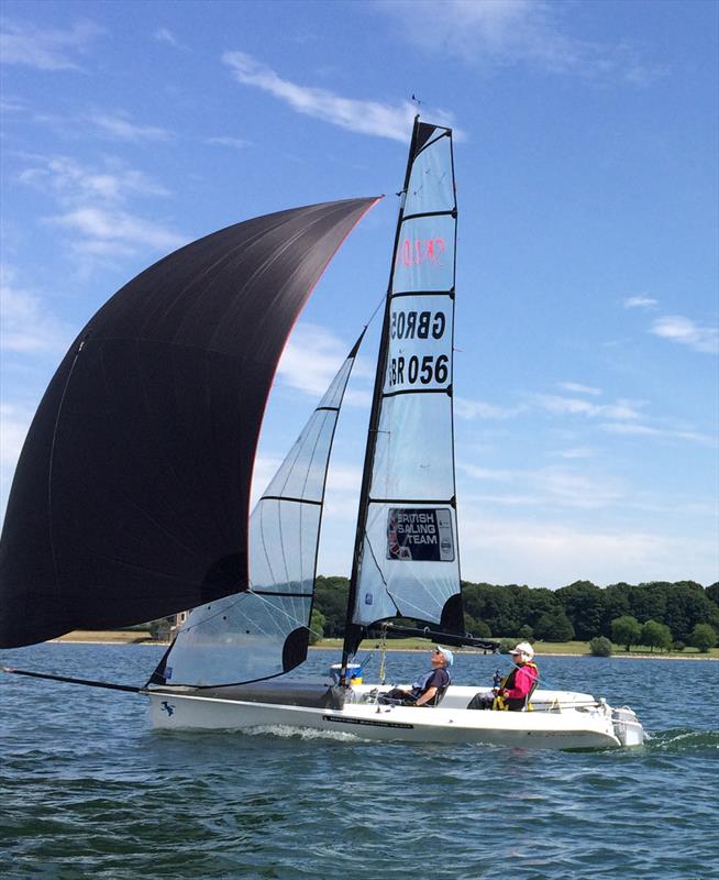 SKUD 18 Racing at Rutland photo copyright Josh Bentley taken at Rutland Sailing Club and featuring the SKUD 18 class