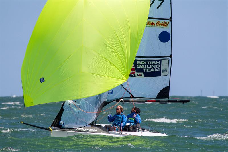 Alexandra Rickham and Niki Birrell at the 2015 Para World Sailing Championships - photo © Teri Dodds