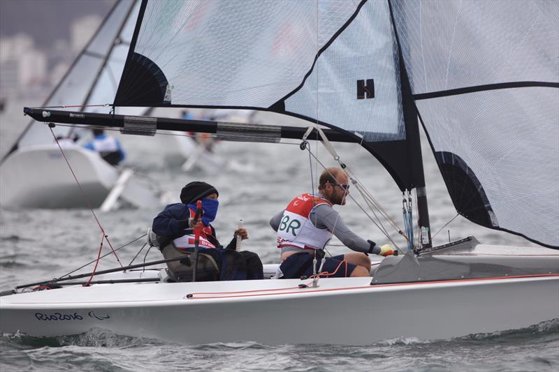 Rickham & Birrell on day 5 of the Rio 2016 Paralympic Sailing Competition - photo © Richard Langdon / British Sailing Team