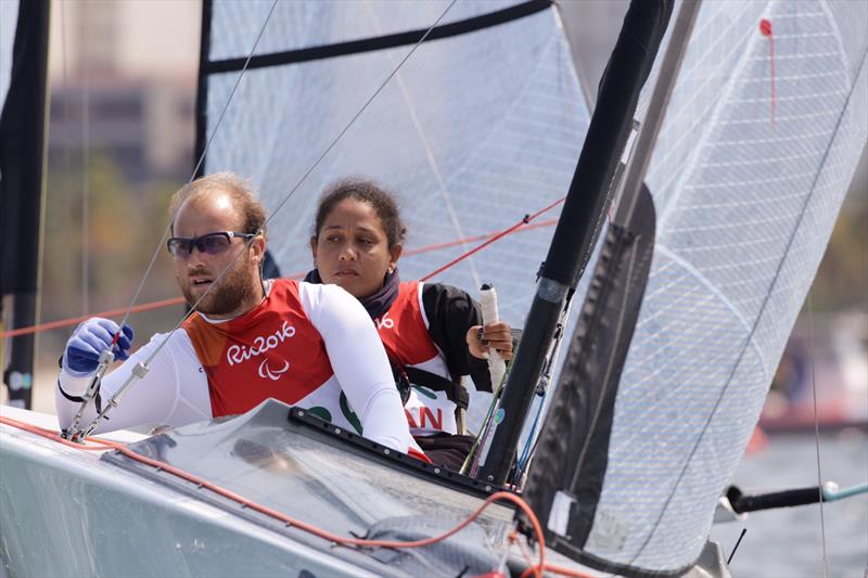 Bronze for Rickham & Birrell at the Rio 2016 Paralympic Sailing Competition - photo © Richard Langdon / British Sailing Team