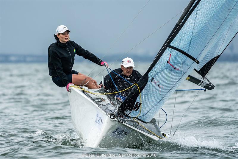 Matt Speakman and Emma Baillie 3rd in SKUD 18 - 2018 Australian Para Sailing Championships - photo © Beau Outteridge