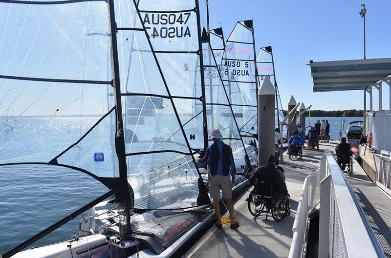 Southport Yacht Club's Hollywell club has a strong Sailability program and has excellent facilities for sailors or all abilities - Australian Para Sailing Championship photo copyright David Staley taken at  and featuring the SKUD 18 class